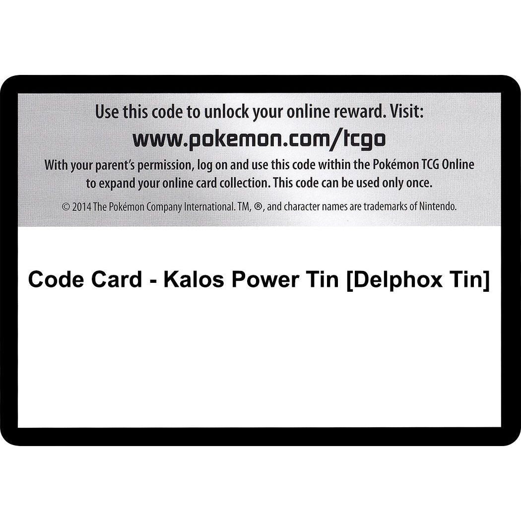 Code Card - Kalos Power Tin [Delphox Tin] (FLF)