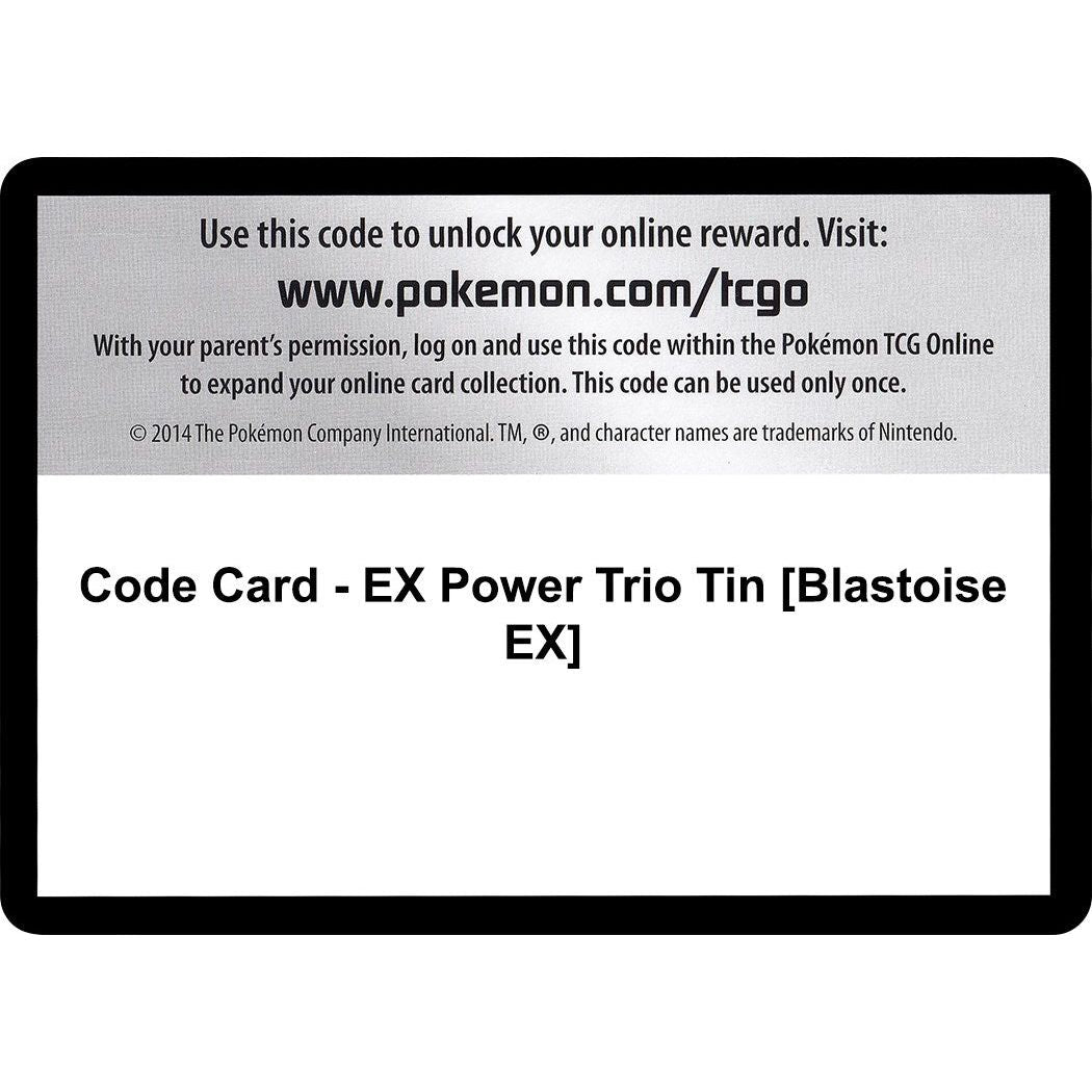Code Card - EX Power Trio Tin [Blastoise EX] (FFI)