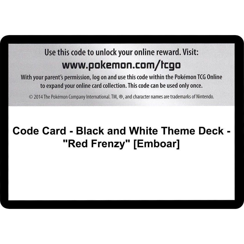 Code Card - Black and White Theme Deck - 