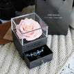 Eternal Flower Rose Jewelry Box for Birthday Presents Valentines Day Wedding Gift Box