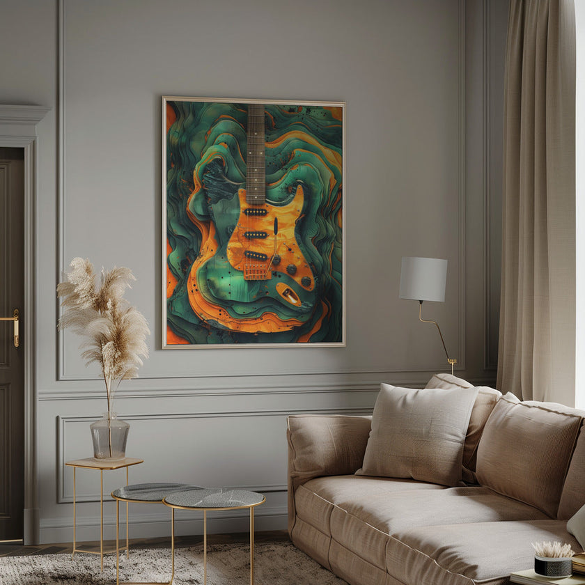 Music Guitar 4 Canvas Print