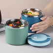 Portable Minimalist Stainless Steel Thermal Insulated Lunch Container