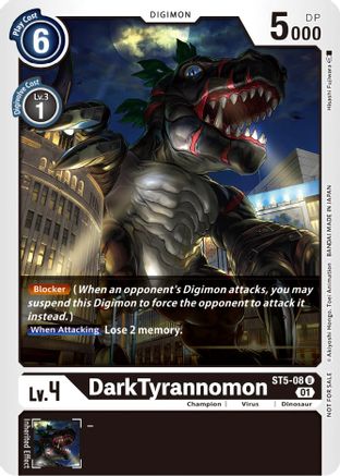 DarkTyrannomon (Winner Pack X Record) (ST5-08) - Starter Deck 05: Machine Black
