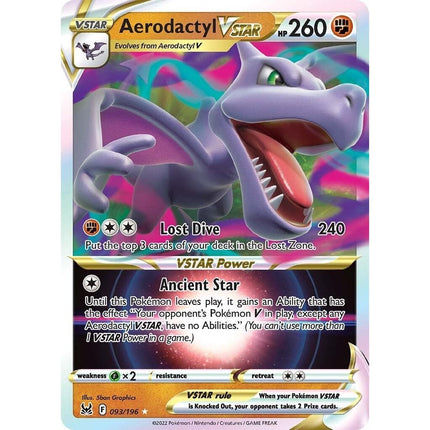 Aerodactyl VSTAR (093/196) (SWSH11)
