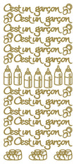 Peel Off Stickers - Cést un garçon