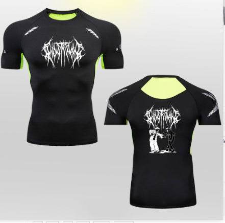 Lycra Spandex Sport Running Fitness Workout Gym T-shirt for men