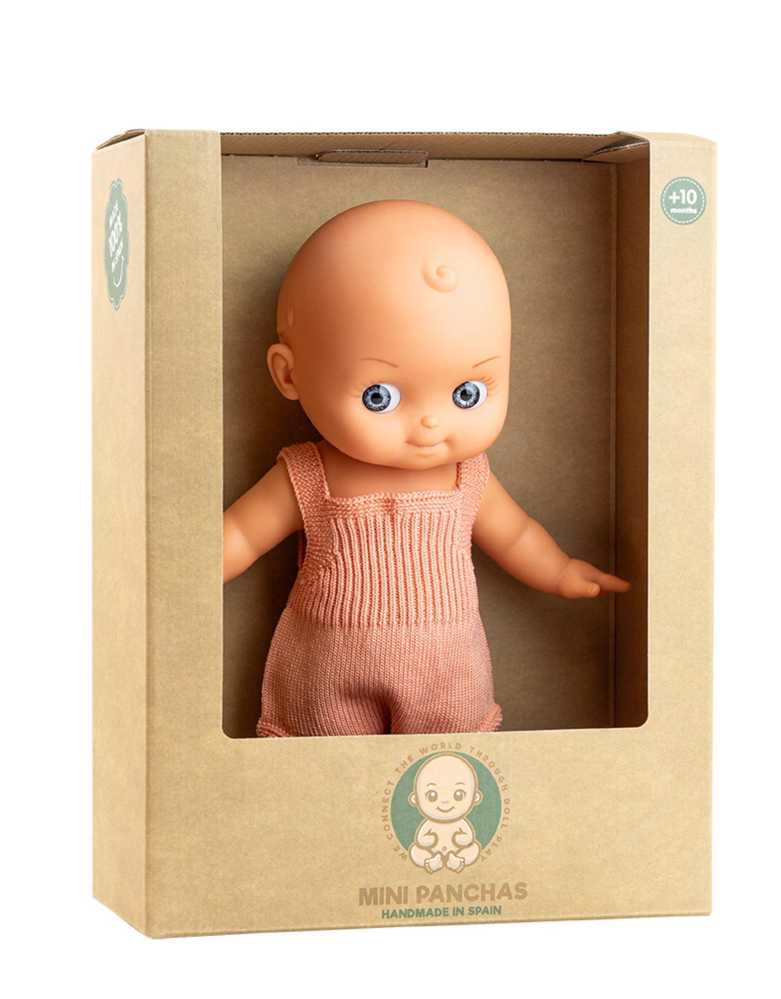 Mini Pancha Doll - Coral Romper - Paola Reina