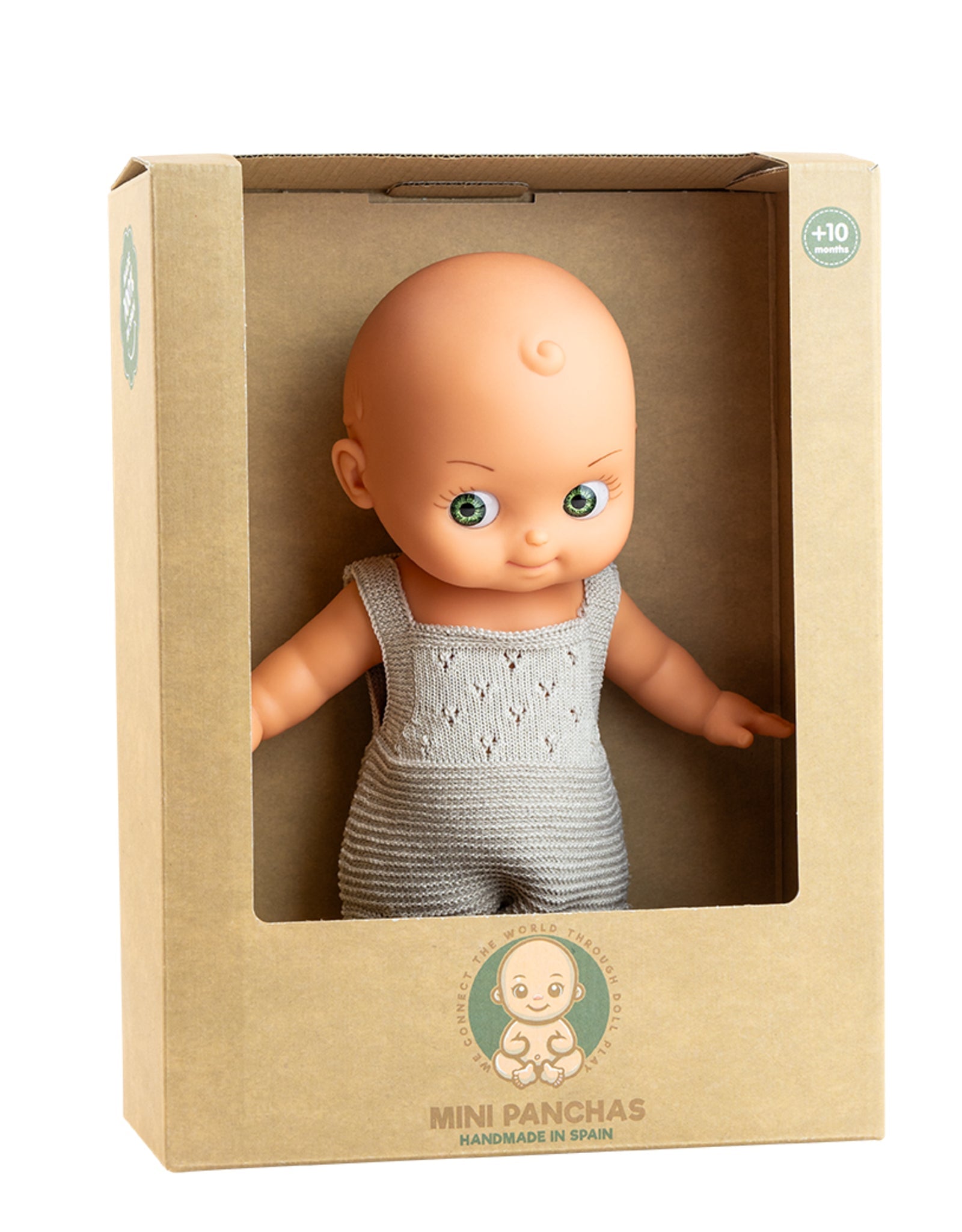 Mini Pancha Doll - Grey Romper - Paola Reina