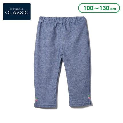 [Genuine Nishimatsuya product] EC denim knit spats 6