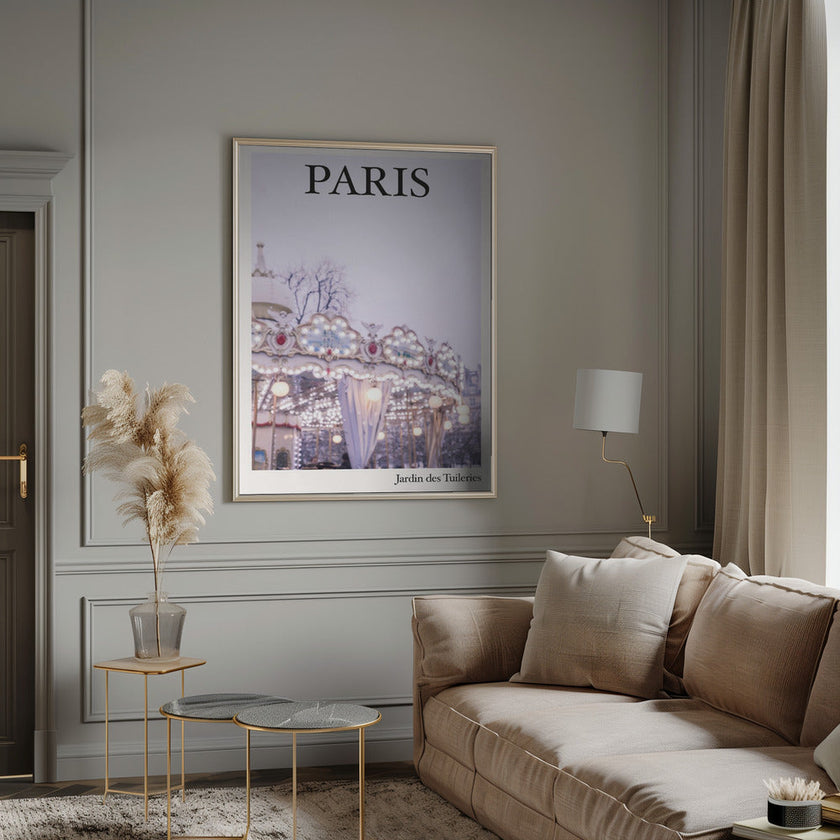 Impression sur toile Wall art Parisjardin Ratioiso