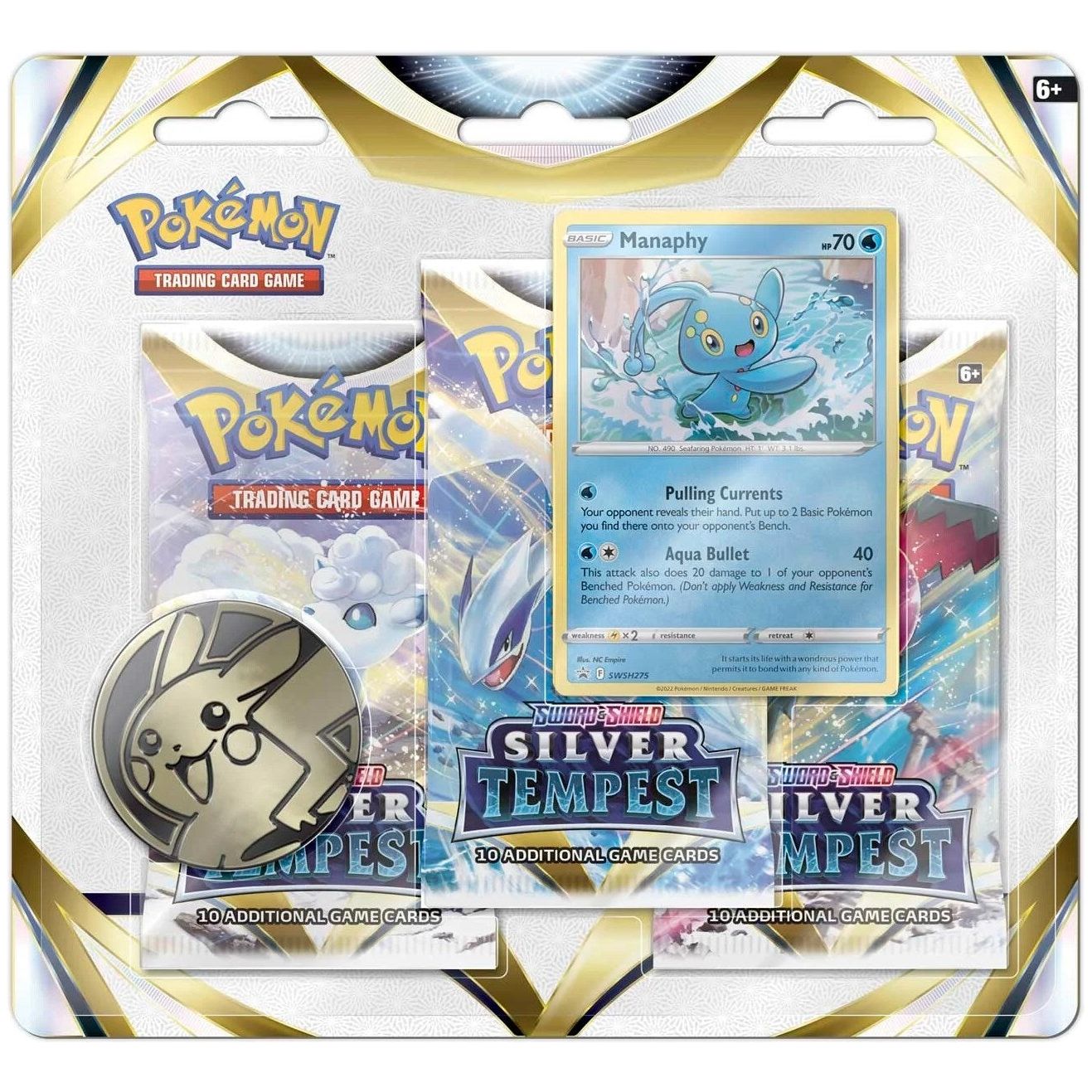 Silver Tempest 3 Pack Blister [Manaphy]
