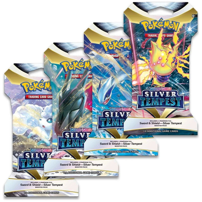 Silver Tempest Sleeved Booster Pack Art Bundle [Set of 4]