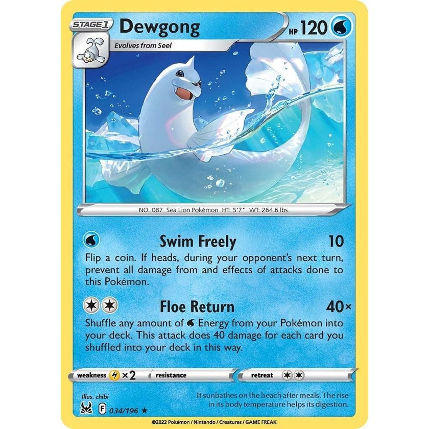 Dewgong (034/196) (SWSH11)