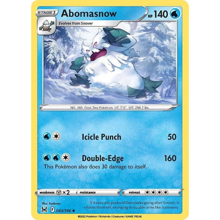 Abomasnow (043/196) (SWSH11)