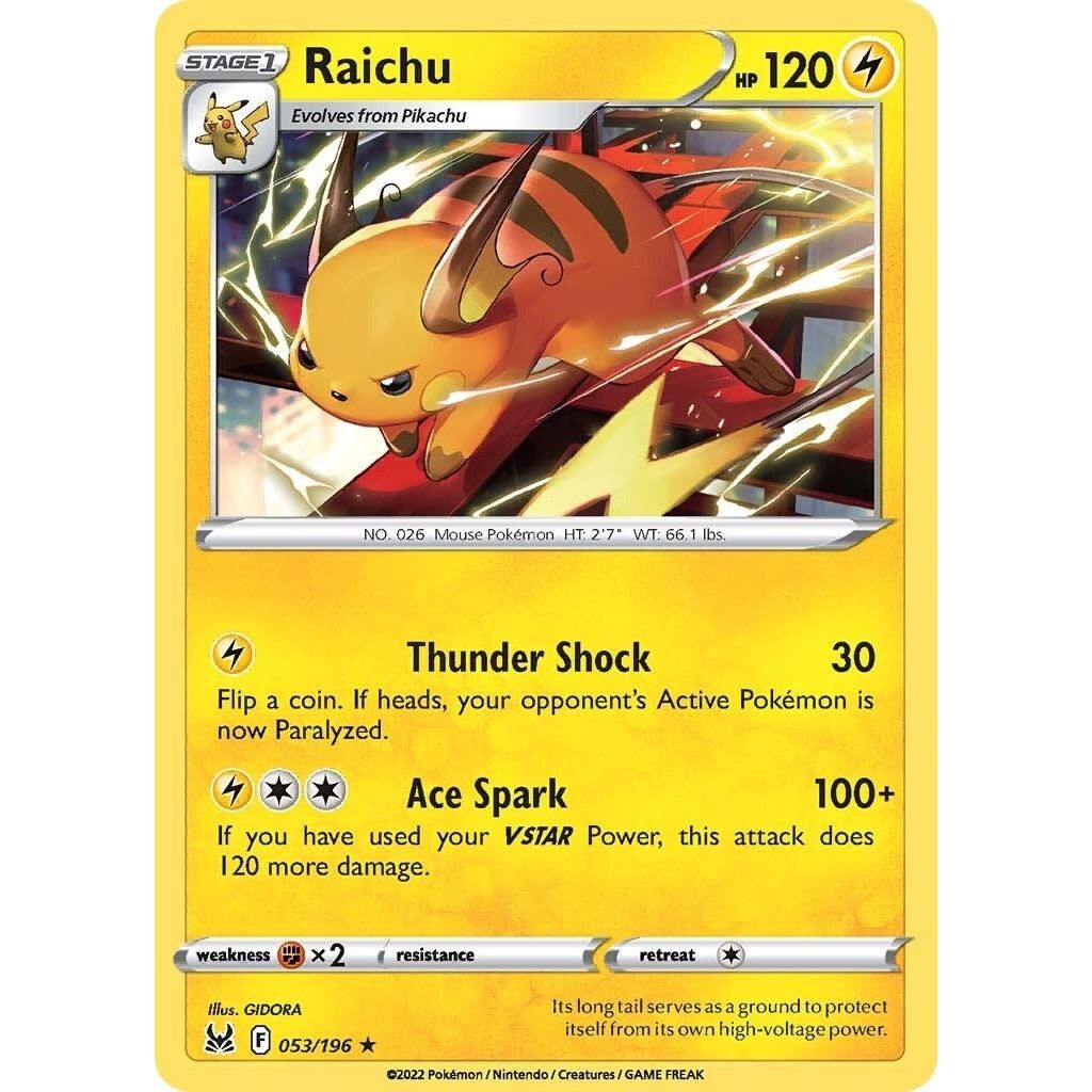 Raichu (053/196) (SWSH11)