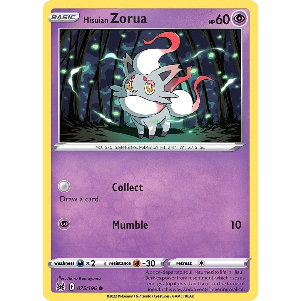 Hisuian Zorua (075/196) (SWSH11)