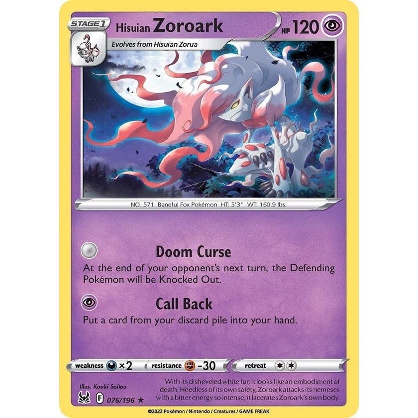 Hisuian Zoroark (076/196) (SWSH11)