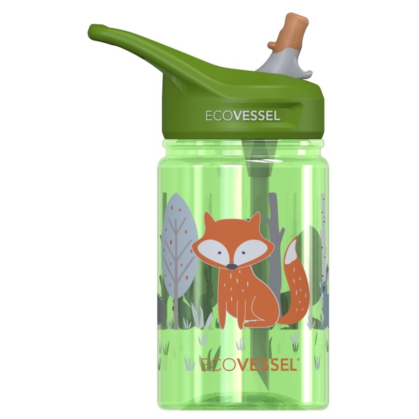 12 oz The SPLASH  Kids Tritan Water Bottle with Straw Top