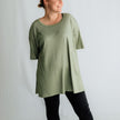 Ladies Bamboo Oversized T-Shirt | Graphite