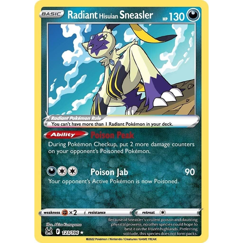 Radiant Hisuian Sneasler (123/196) (SWSH11)