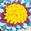 Interactive Dog Snuffle Mat Flower Puzzle – Nose Work Feeding Toy for Mental Stimulation & Slow Feeding