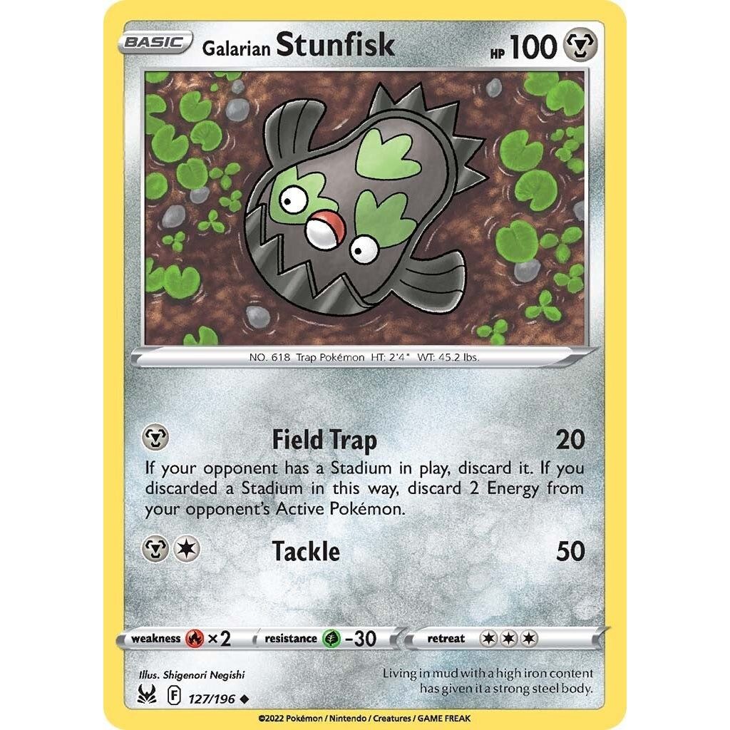 Galarian Stunfisk (127/196) (SWSH11)