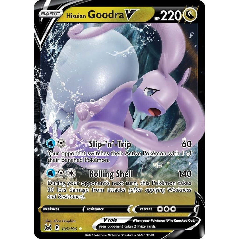Hisuian Goodra V (135/196) (SWSH11)