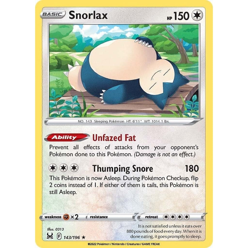Snorlax (143/196) (SWSH11)