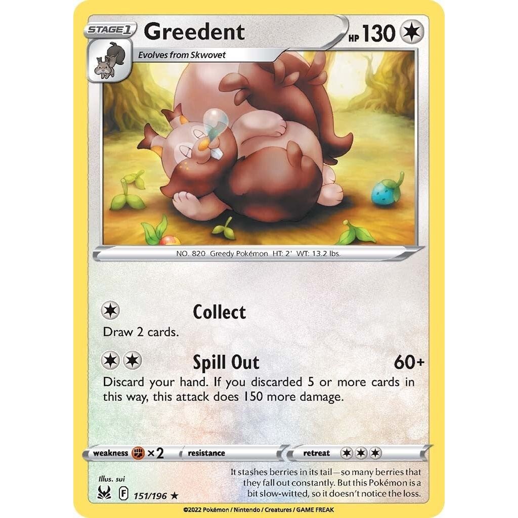 Greedent (151/196) (SWSH11)