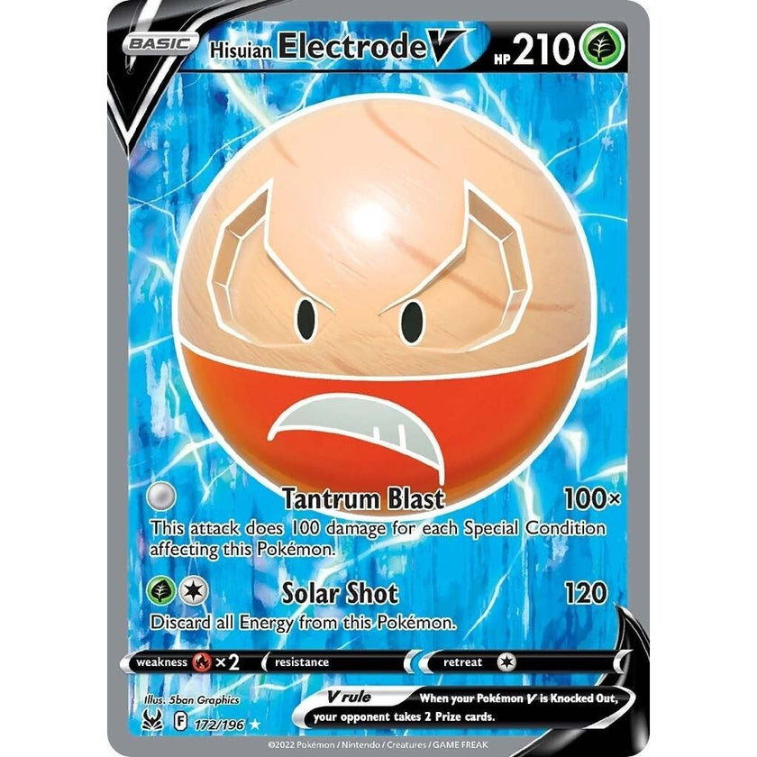 Hisuian Electrode V (Full Art) (172/196) (SWSH11)