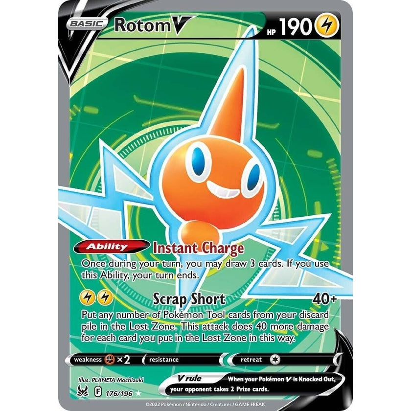 Rotom V (Full Art) (176/196) (SWSH11)