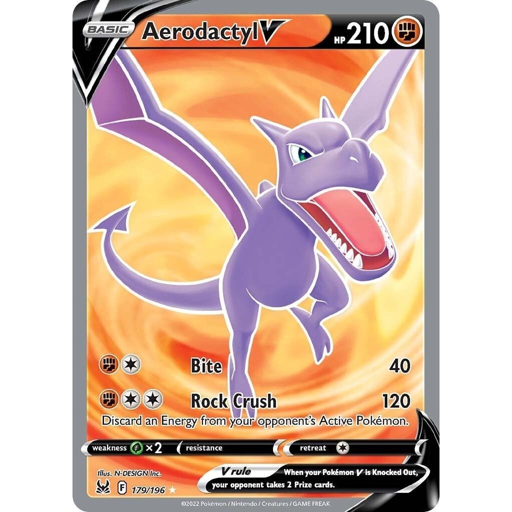 Aerodactyl V (Full Art) (179/196) (SWSH11)