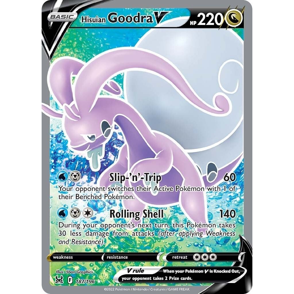 Hisuian Goodra V (Full Art) (187/196) (SWSH11)