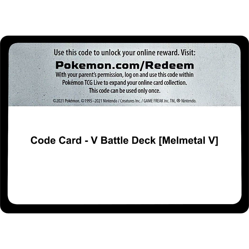 Code Card - V Battle Deck [Melmetal V] (PGO)