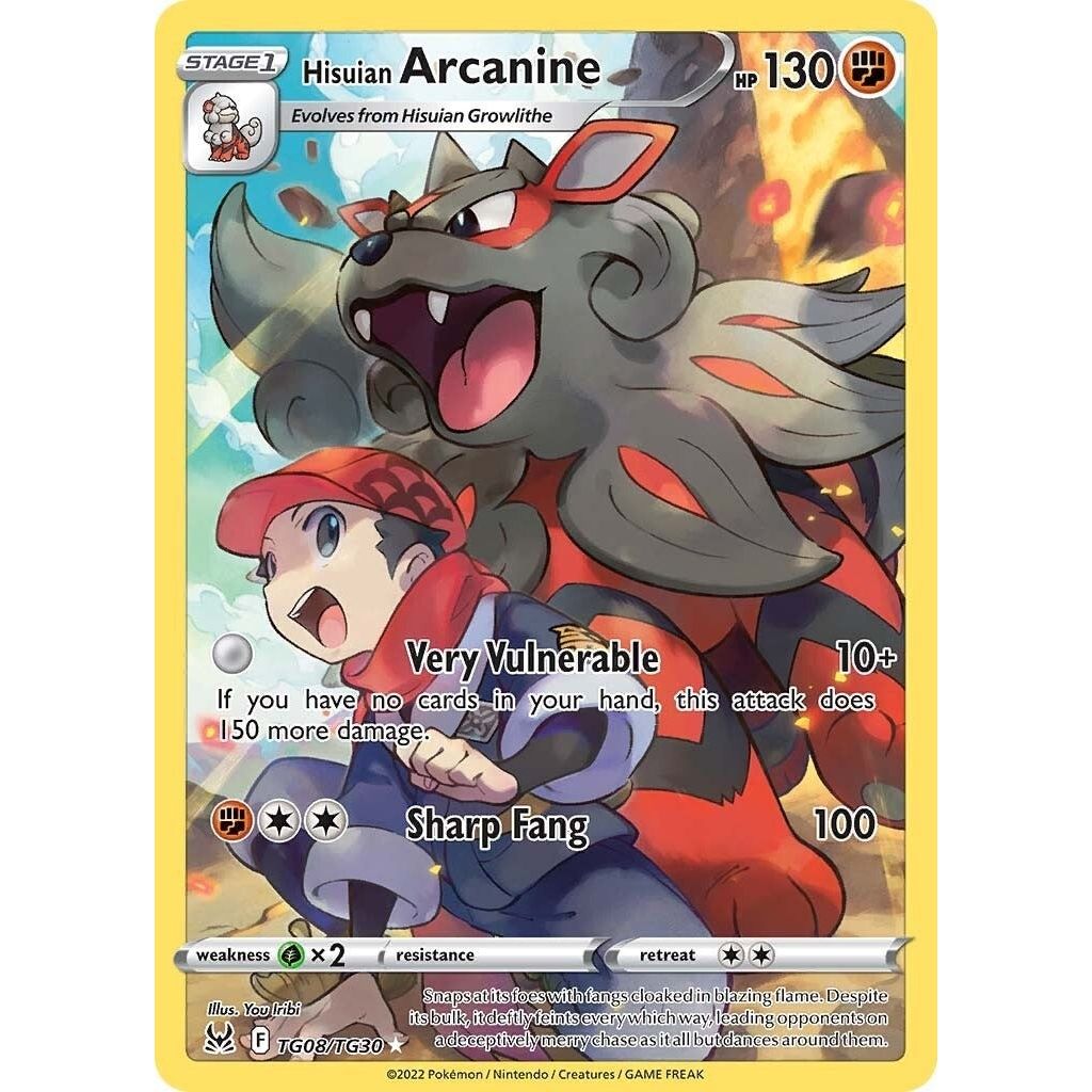 Hisuian Arcanine (TG08/TG30) (SWSH11: TG)