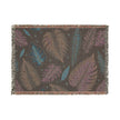 Feathered Leaves Woven Blanket