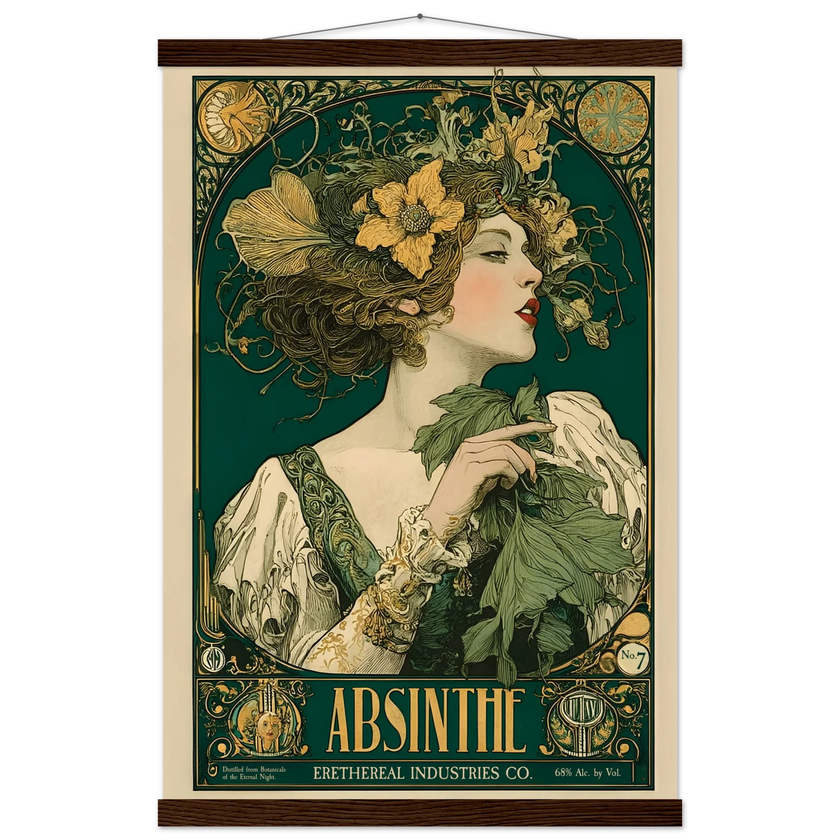 L’Absinthe d’Ombre - Poster & Framed Print