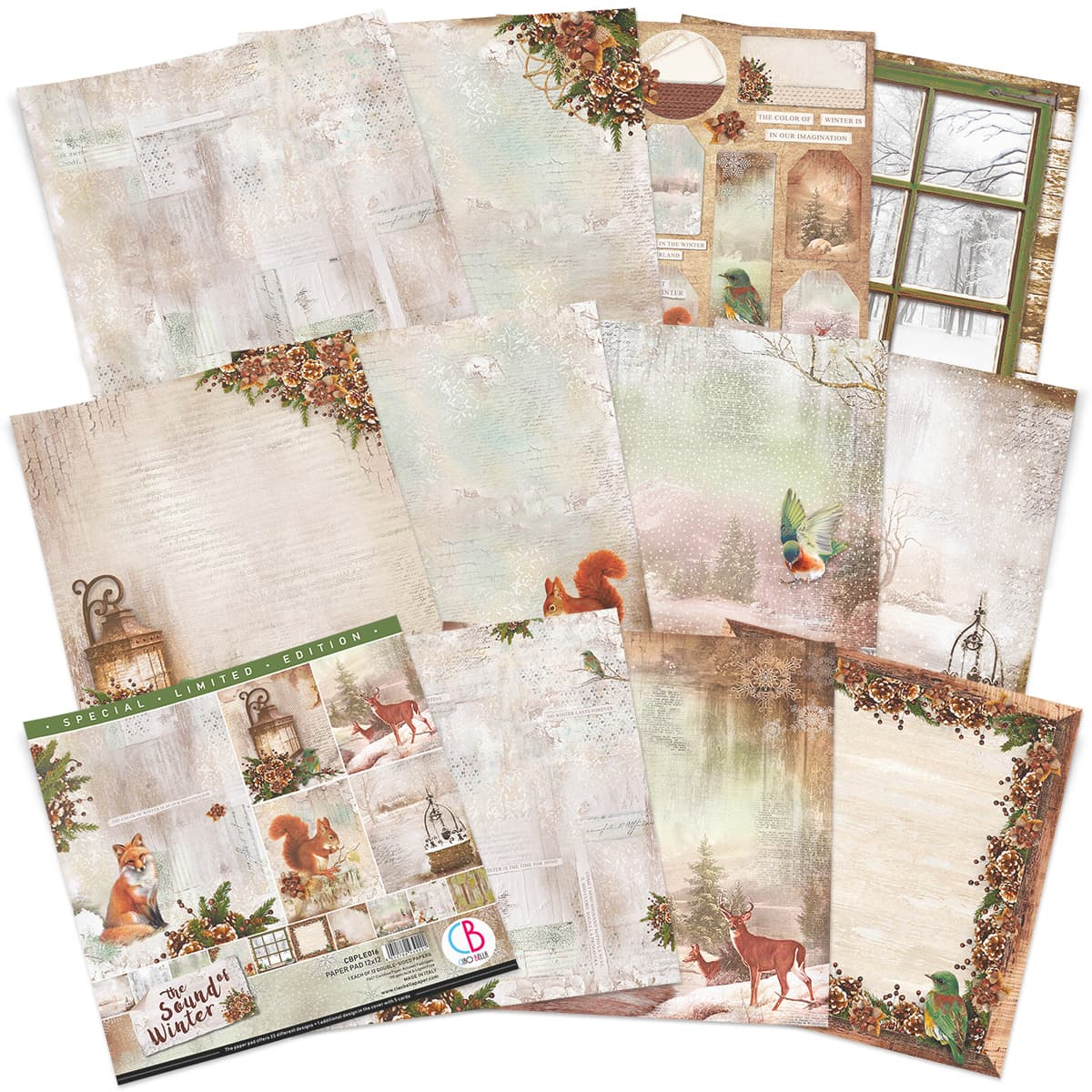 Ciao Bella The Sound of Winter Limited Edition Paper Pad 12