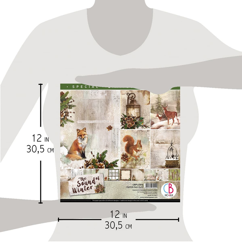 Ciao Bella The Sound of Winter Limited Edition Paper Pad 12