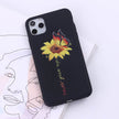 Floral Printed Liquid Silicone mobile phone case Unisex