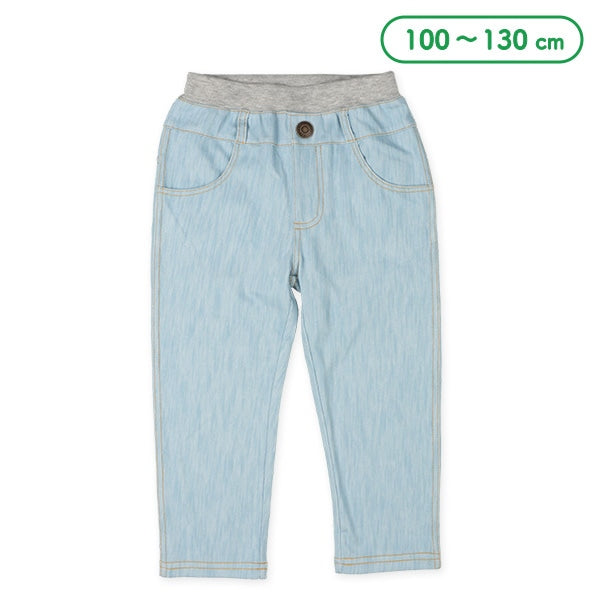 西松屋 ELFINDOLL 6分丈ニットデニムカプリパンツ正規品