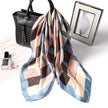 Women's Decorative Silk-Style Square Scarf 70x70cm – 15 Prints Canada USA