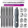 Multifunctional 17-in-one Strong Magnetic Special-shaped Screwdriver Set