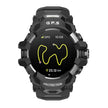 Outdoor Sport Smart Watch with Bluetooth Calling – Rugged GPS Fitness Watch (Black & Red)
