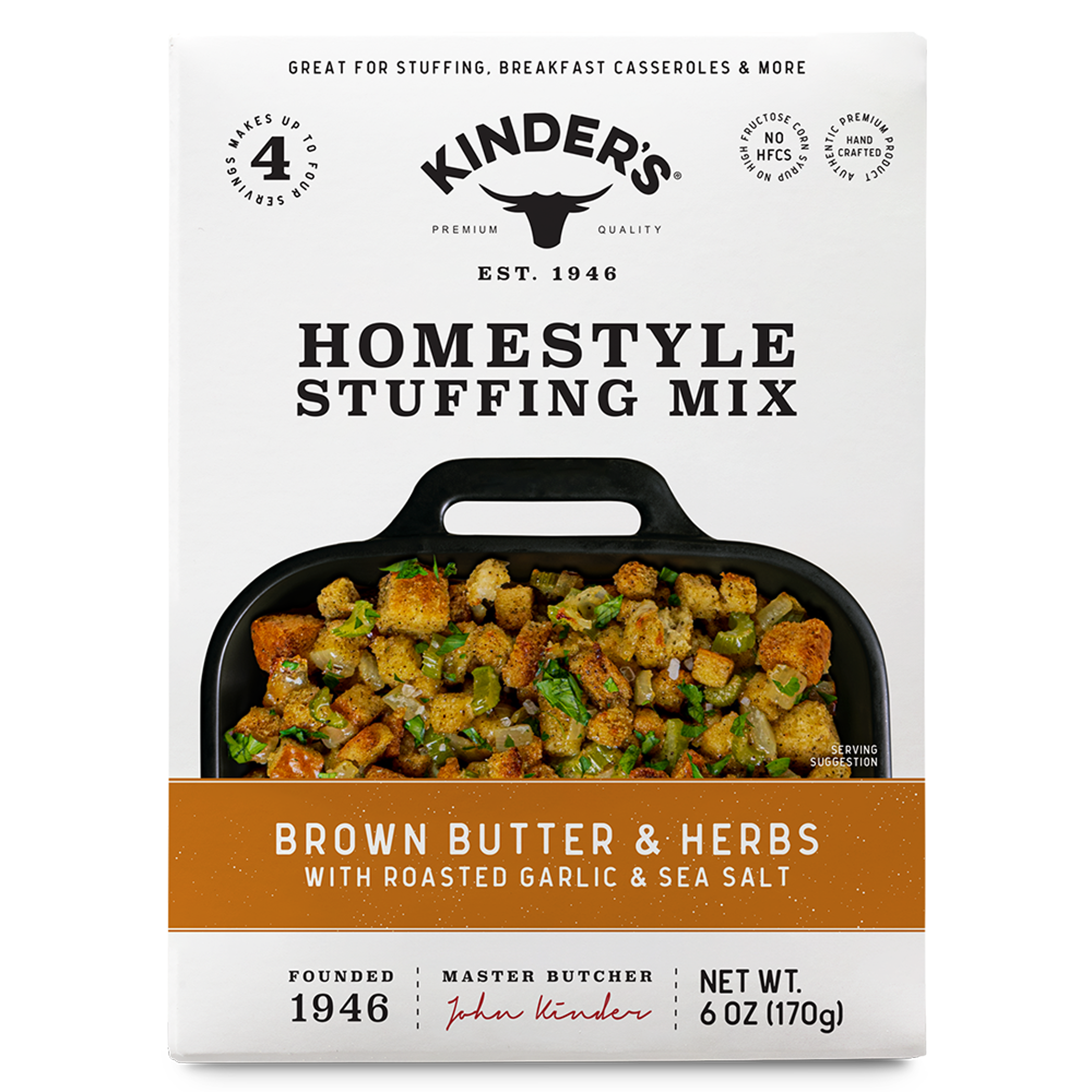 Kinder's Brown Butter & Herbs Homestyle Stuffing Mix