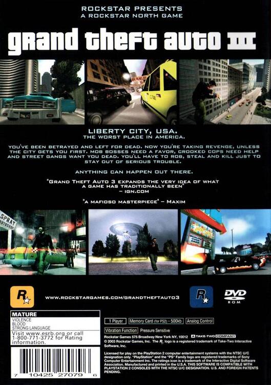 Grand Theft Auto III [Greatest Hits] (usagé)