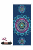 Non-Slip Yoga Mat – TPE & Suede, Beginner & Advanced (Pink / Midsummer Set)