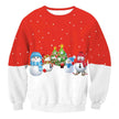 Autumn Winter Fashion Ugly Christmas Sweater Santa Elf Funny Pullover Womens Mens Print Sweaters Tops Clothing