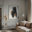 Wall art Black Figure On Neutral Background 4