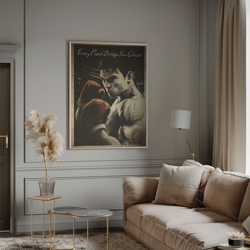 Wall art Every Punch Brings You Closer